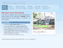 Tablet Screenshot of kiawahoceanwalk.com